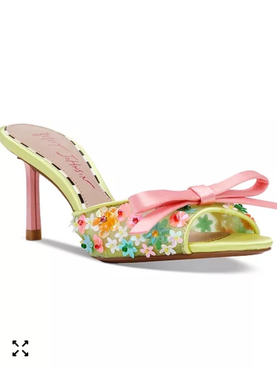 Betsey Johnson Shoes - Betsey Johnson
Women's Naddia Ditzy Floral Stiletto Slip-On Mules
